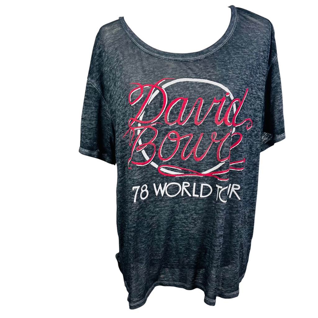 David Bowie 1978 World Tour Short Sleeve T Shirt By Lucky Brand
